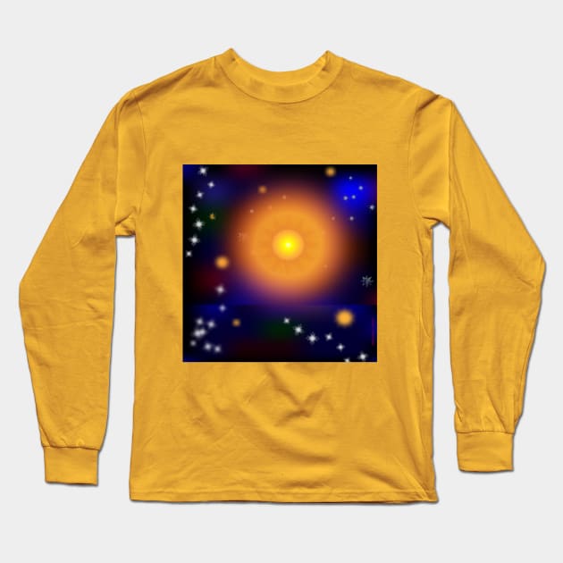Star Shine Long Sleeve T-Shirt by Barschall